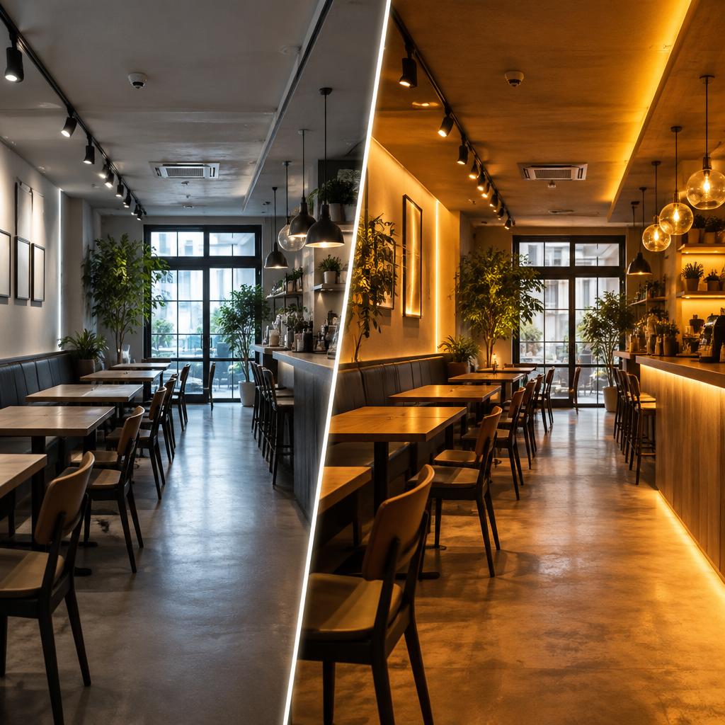灯りを変えれば、お店の印象はもっと輝く。堺市の店舗リフォーム・照明工事はAoi電工へ